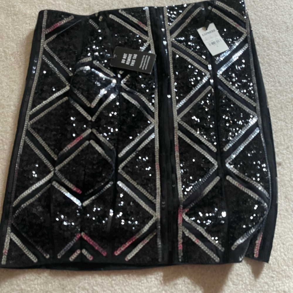 Sequin Mini Skirt from Express NWT Size Small